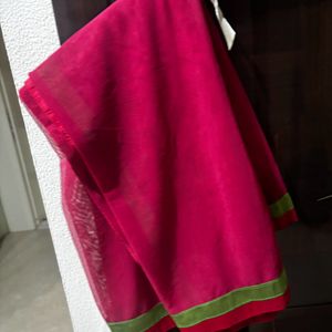 Cherry Colour Dupatta