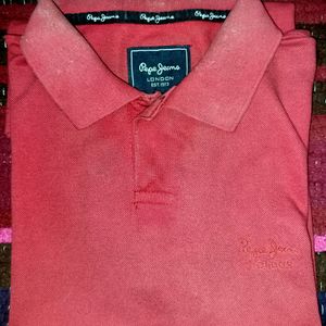 Pape Jeans Red t-shirt for Men | Size - L