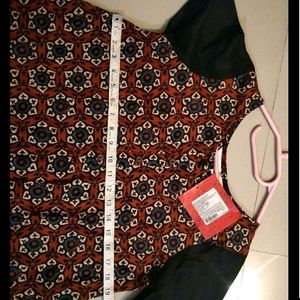 Biba Kalamkari Asymmetric Kurta