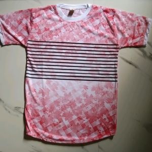 Rose Printed Half Tshirt 2