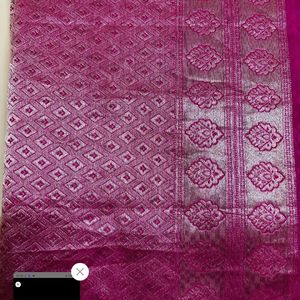 Price Fixed Kanchi Pattu Sarees (2) Without Blouse