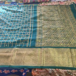 Sea green Silk Saree