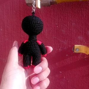 Crochet Handmade Spiderman Keychain