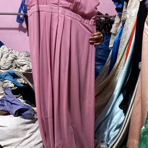 Pink Long Party Gown Dress Urbanic