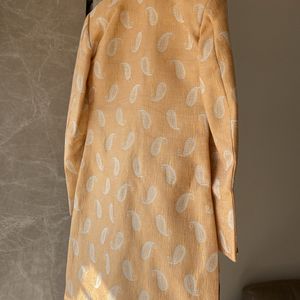 Pastel Orange Indo-western Dress