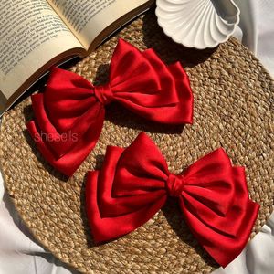 Beautiful Hair Bow Clip And Scrunchies Combo