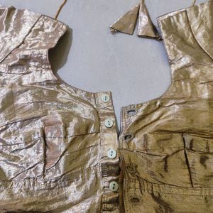 50% Off Gleaming Golden Blouse