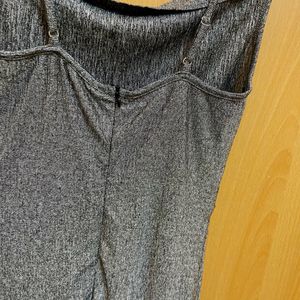 Shein Silver Shimmery Bodycon Slip Dress