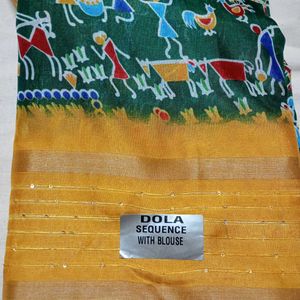 Dollo Silk Sequence Saree