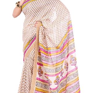 Pure Chanderi Silk Cotton Saree