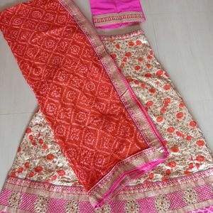 Lehnga Choli Duppata Set