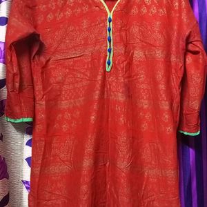 Red kurta