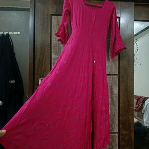 PURE RAYON LONG KURTA