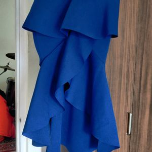 Frilled Blue Skirt