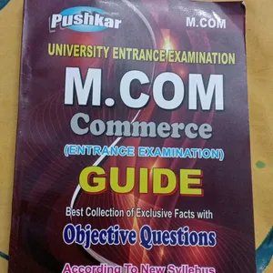 Mcom Entrance Exam Guide