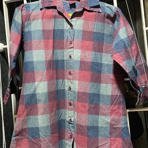 Red Blue Shaded Shirt Price Drop