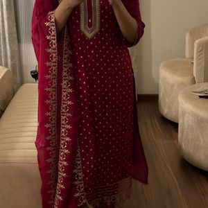 Red Salwar Suit