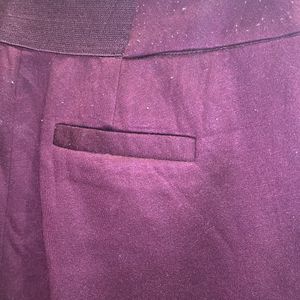 Maroon Trouser