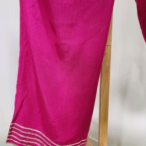 SVARCHI Rose Pink Kurta Set