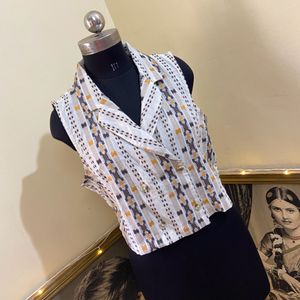 Bombay Paisley Cotton Waistcoat