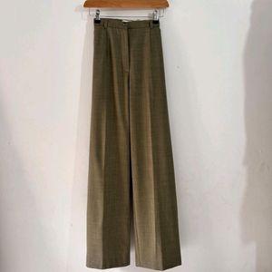 Imported Textured Olive Pants