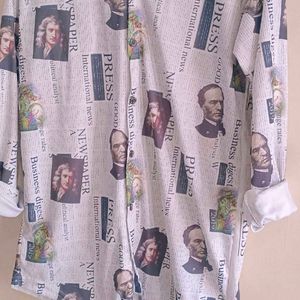 Newspaper Print Men's T-shirt