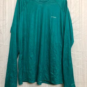 Columbia Sea Green Long Sleeve T Shirt