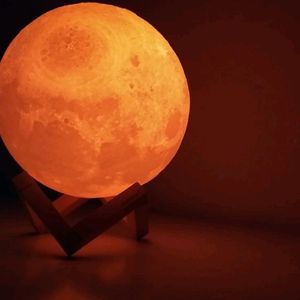 Color Changing Moon Rechargeable Night Lamp