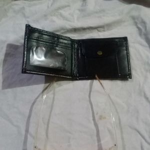 Gents Purse and Water Glass Pink Color