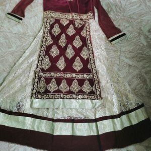 Anarkali Dress With Dupatta And Pant🎉