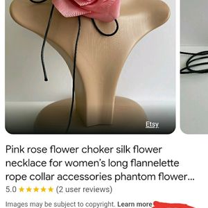 Satin Rose Choker | Necklace