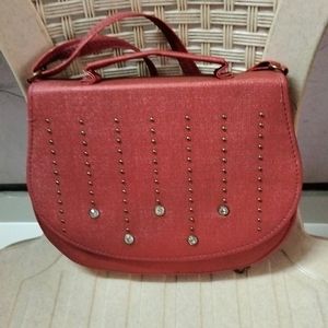 Light Red Sling Bag...