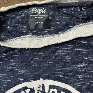 People Sweatshirt XXL Navy Blue