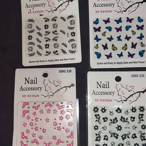 9 Nail Stickers+4 Tapes