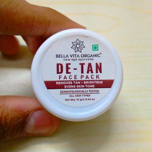 Bella Vitta Organic De Tan Face Packiy