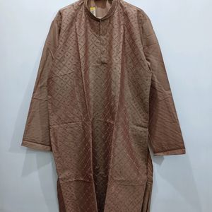 Silk Kurta Chudidar Set (All Over Work)