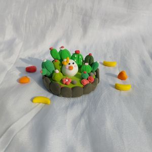 Handmade Polymer Clay Showpiece