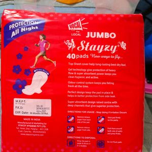 Stayzy Hygiene XXL&XXXL Sanitary Pads Total 80 Pad