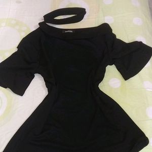 Black Top With Neck Band