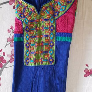 3 Cotton Kurtis+ Free New Earrings Set