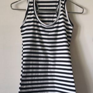 Black & White Striped Tank Top 😍