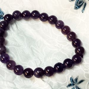 Amethyst Bracelet- 8mm beads