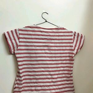 Red & White Women's T-shirt