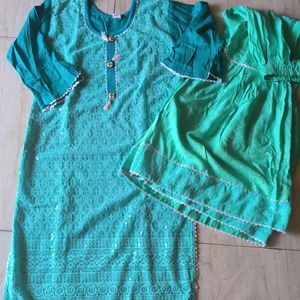 Kurta Sharara Set, New Without Tag Only Cash