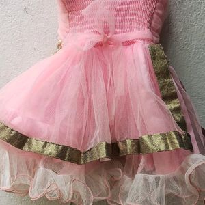 A Very Beautiful Pink Colour Doll Frock..