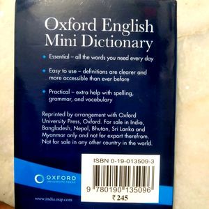 Oxford English Mini Dictionary.