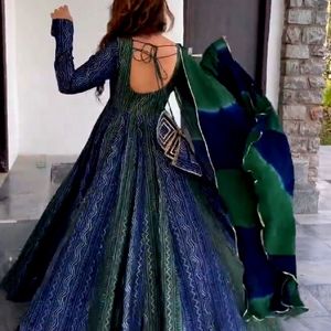 Anarkali Multicolour Salwar