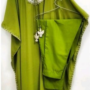 Hand-Embroidered Ethnic Kaftan