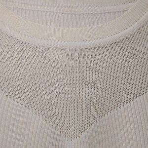 A-line Top With Net Neck Design