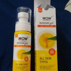 Wow Skinscience Sunscreen Gel  SPF55++++